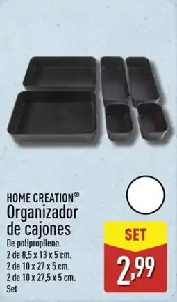 ALDI HOME CREATION Organizador de cajones oferta