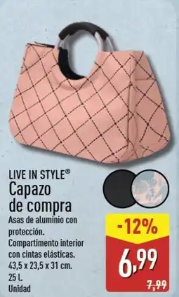 ALDI LIVE IN STYLE Capazo de compra oferta