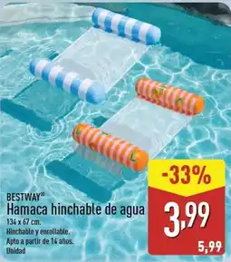ALDI BESTWAY Hamaca hinchable de agua oferta