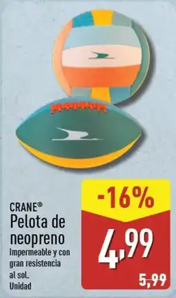 ALDI CRANE Pelota de neopreno oferta
