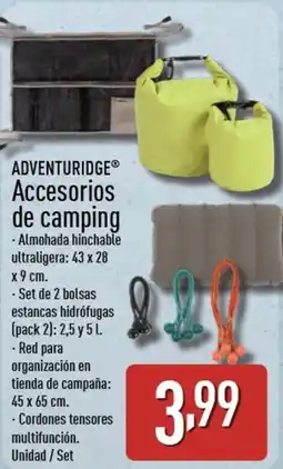ALDI ADVENTURIDGE Accesorios de camping oferta