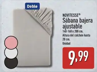 NOVITESSE Sábana bajera ajustable