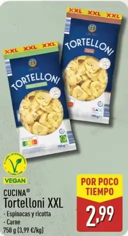 ALDI CUCINA Tortelloni XXL oferta