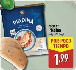 ALDI CUCINA Piadina oferta