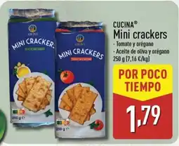 ALDI CUCINA Mini crackers oferta