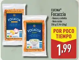 ALDI CUCINA Focaccia oferta