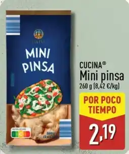 ALDI CUCINA Mini pinsa oferta