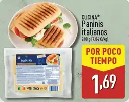 ALDI CUCINA Paninis italianos oferta