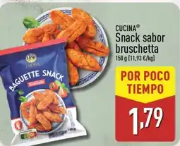 ALDI CUCINA Snack sabor bruschetta oferta