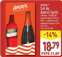 ALDI APEROL Set de Aperol Spritz oferta