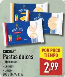 ALDI CUCINA Pastas dulces oferta