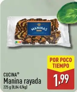 ALDI CUCINA Manina rayada oferta