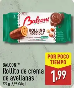ALDI BALCONI Rollito de crema oferta