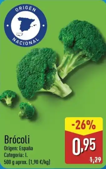 ALDI Brócoli oferta