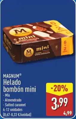 ALDI MAGNUM Helado bombón mini oferta