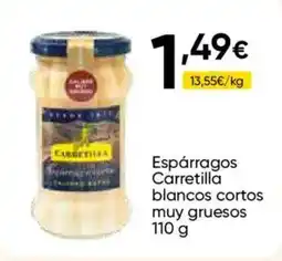 FROIZ CARRETILLA Espárragos blancos cortos muy gruesos oferta