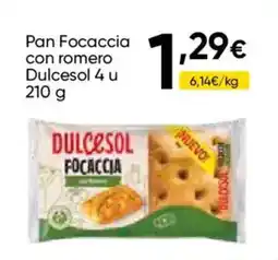 FROIZ DULCESOL Pan Focaccia con romero oferta