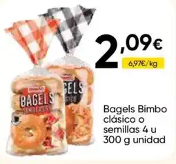 FROIZ BIMBO Bagels clásico o semillas 4 u oferta
