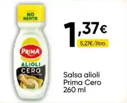 FROIZ SALSA alioli Prima Cero oferta