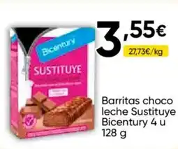 FROIZ BICENTURY Barritas choco leche Sustituye 4 u oferta