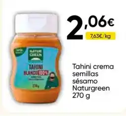 FROIZ Tahini crema semillas sésamo Naturgreen oferta