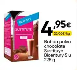 FROIZ BICENTURY Batido polvo chocolate Sustituye 5 u oferta