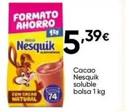 FROIZ Cacao Nesquik soluble bolsa oferta