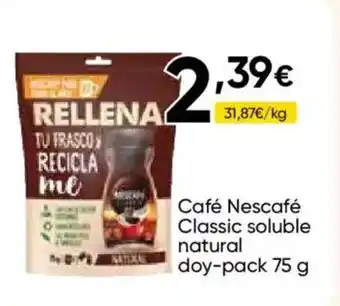 FROIZ Café Nescafé Classic soluble natural oferta