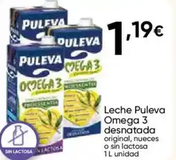 FROIZ PULEVA Leche Omega 3 desnatada original, nueces o sin lactosa oferta