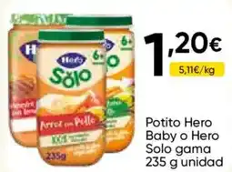 FROIZ HERO Potito Baby o Hero Solo gama oferta