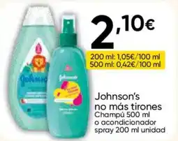 FROIZ Johnson's no más tirones Champú o acondicionador spray oferta