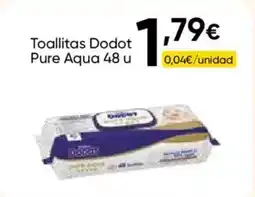 FROIZ DODOT Toallitas Pure Aqua 48 u oferta