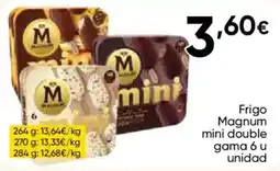 FROIZ MAGNUM Frigo mini double gama 6 u oferta