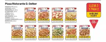 AhorraMas Lleva 3 Y Paga 2 Pizza Ristorante D. Oetker oferta