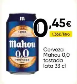 FROIZ MAHOU 0,0 Cerveza tostada oferta
