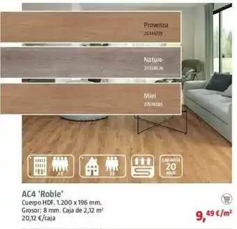 Bauhaus Ac4 'roble' oferta