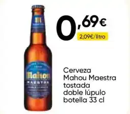 FROIZ MAHOU Cerveza Maestra tostada doble lúpulo oferta