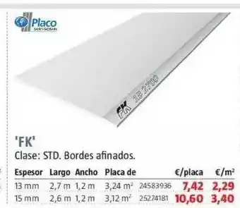 Bauhaus 'fk' Placo oferta
