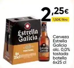 FROIZ ESTRELLA GALICIA Cerveza alc. 0,0% tostada oferta