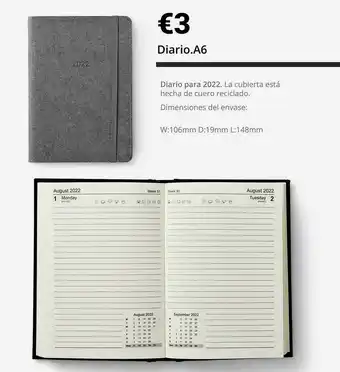 Flying Tiger Diario A6 oferta