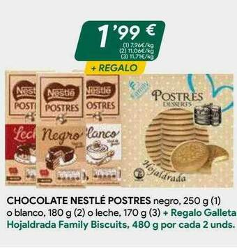 Masymas Chocolate Nestlé Postres oferta