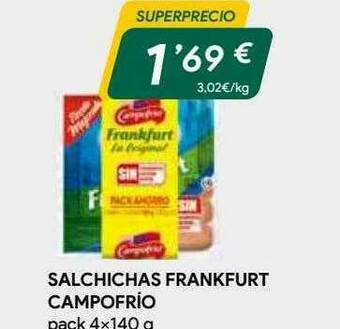 Masymas Salchichas Frankfurt Campofrío oferta