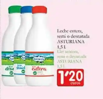 Supermercados Bip Bip Leche Entera Semi O Desnatada Asturiana oferta