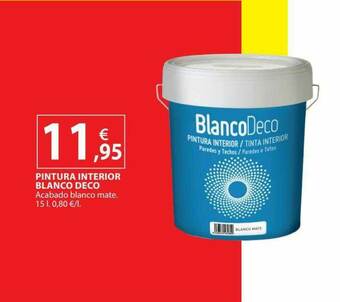 Tú Brico-Marian Pintura Interior Blanco Deco oferta