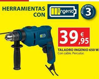 Taladro Ingenio 650 W