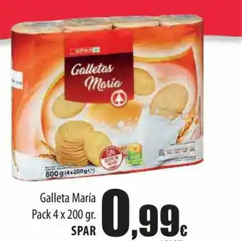 Spar Tenerife Galleta María Pack 4 Spar oferta