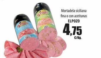 Spar Tenerife Mortadela Siciliana Fina O Con Aceitunas Elpozo oferta