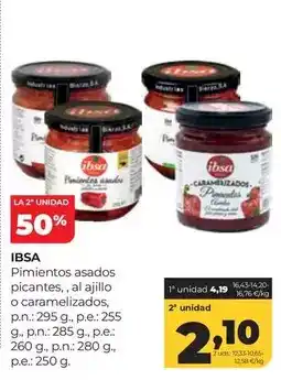 Alimerka Ibsa - pimientos asados picantes oferta