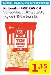 Alcampo Palomitas sal frit ravich 80 g oferta