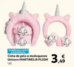 Alcampo Martinelia - cinta de pelo o munequeras unicorn plush oferta